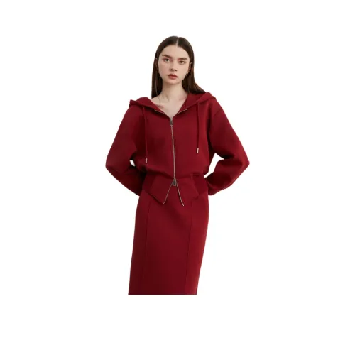 DPLAY Толстовка Женская Анкора Красная