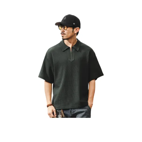 JIELEINUO Мужская рубашка поло