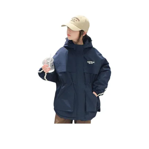 MY LITTLE PONY Хлопковый пуховик Темно-синий Подростки