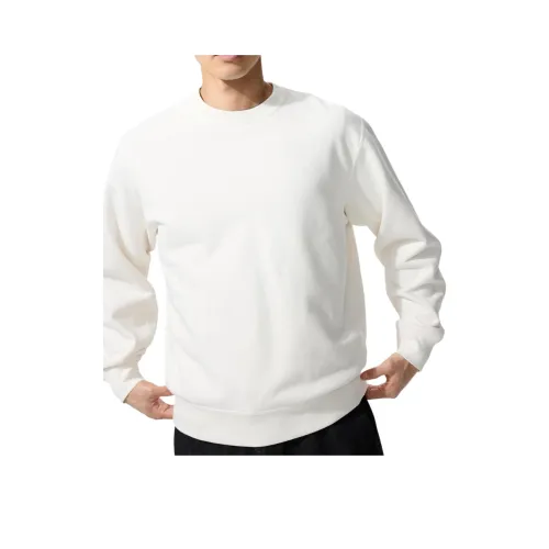 UNIQLO Сливочный Унисекс Свитшоты