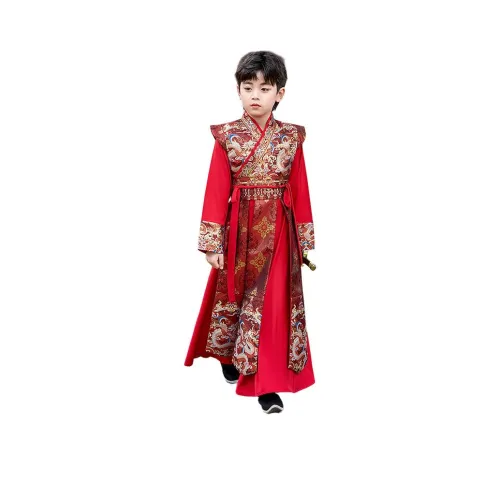 Jiao Ni Ханьфу Красный для детей в возрасте 3-7 лет