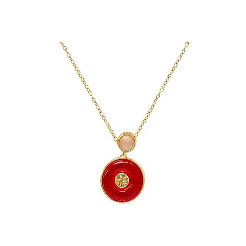 BONAS Медный Смола Сплав Цвет Резистентный Гальванизированный Ожерелья Женские