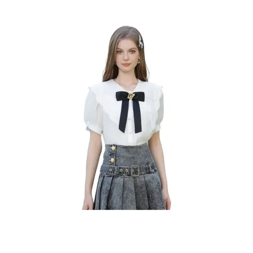 AIVEI Белые Женские Рубашки