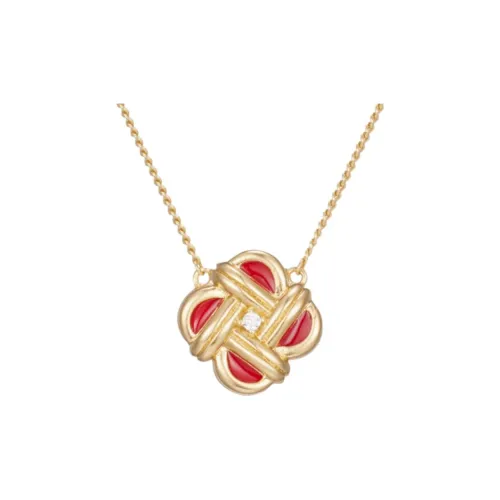 Fellala Сплав Ожерелья Женские Красные