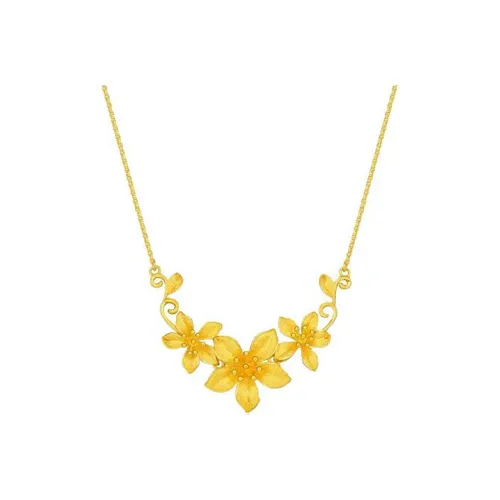 WANLIACC Сплав Цветочное великолепие Ожерелье Женские