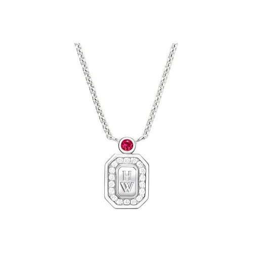 HARRY WINSTON Logo Series Ожерелье Серебряное Женское