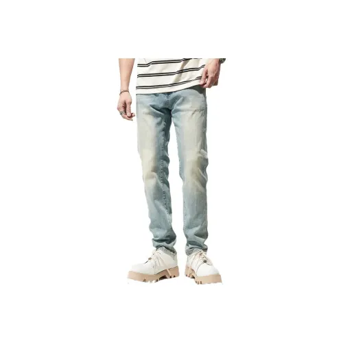 PANDA ADEVIL Светло-синие мужские джинсы