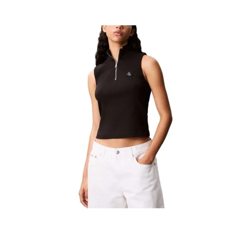 Calvin Klein Майка Женская Черная