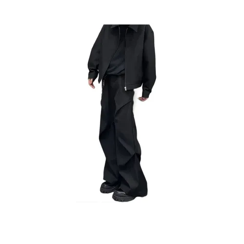 CVOOOER Повседневные брюки Унисекс Классический черный