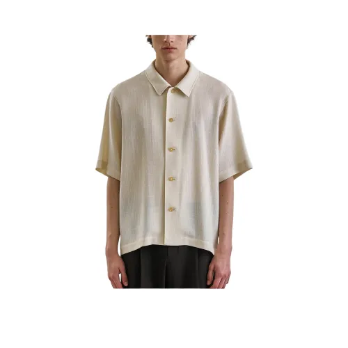 UNITED TOKYO Ecru Мужские Рубашки