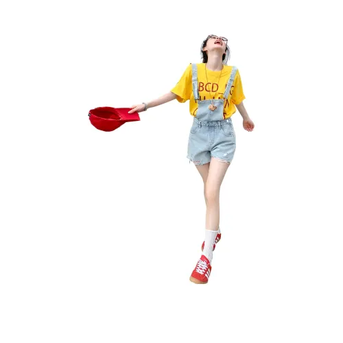 ZAZN Джинсовые шорты Женские Светло-синие