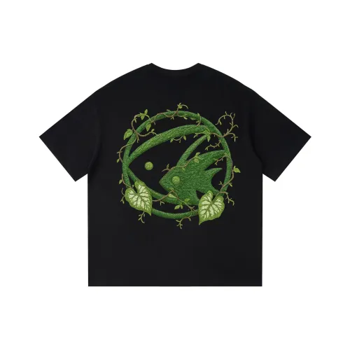 Двойная рыба Унисекс T-рубашки