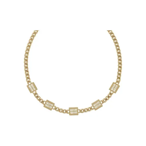 MIU MIU Металлические ожерелья Женские