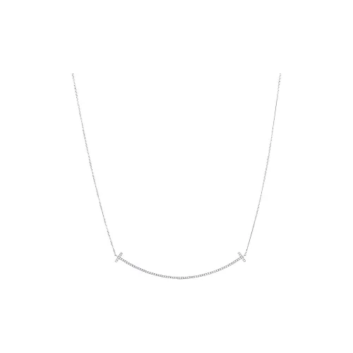 TIFFANY & CO. T Ожерелье Серебряное Женское