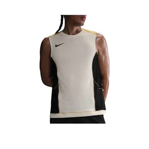 Nike Dri Fit Светлый Айвори Белый/Черный/Джерси Золото/Черный Мужские Майки