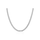 Серебряное ожерелье - 60 см