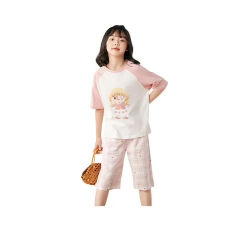 Red Bean Домашняя одежда Нежно-розовый Детский