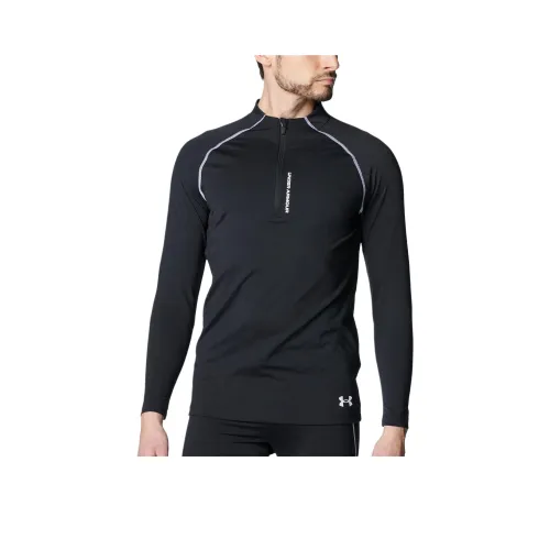 Under Armour SS25 Rash Guard T-Shirt Мужская Черная 001