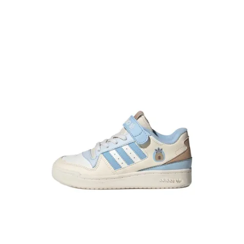 Adidas Originals FORUM Low Топ Детские Скейтбординги Синий Children Возраст 3-7 лет