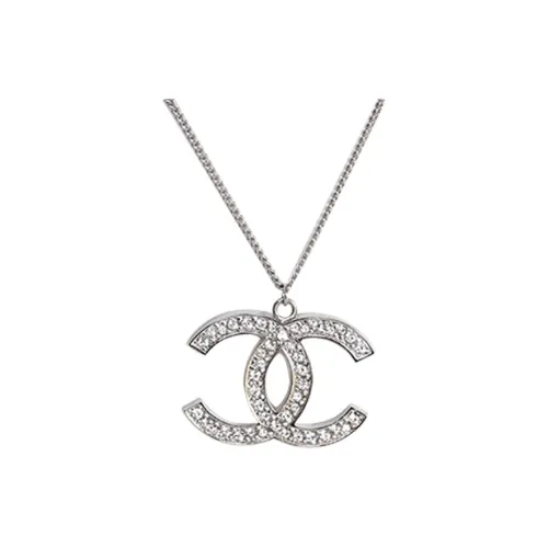 CHANEL Double C Браслеты из латани Женские Серебряные