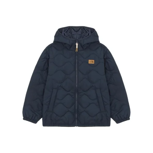 The North Face Хлопковый пуховик Морской синий для детей 3-7 лет