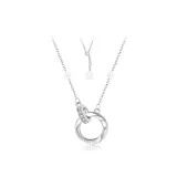 Мобиус Ожерелье - Серебряное