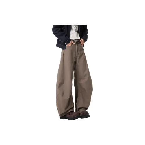 UPWARD LAB Коричневый Унисекс Повседневные Штаны