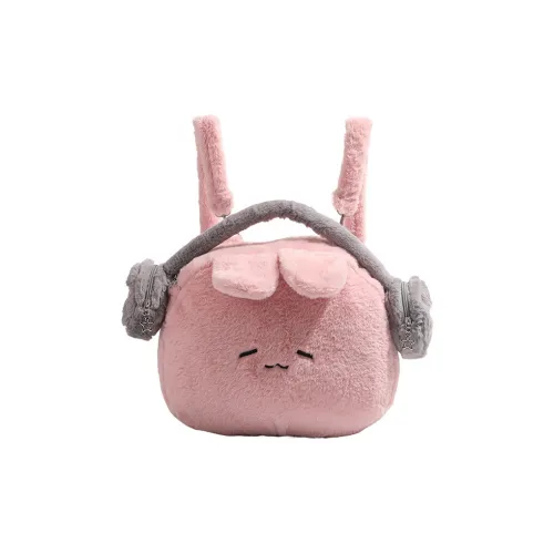 NATTY Плюшевый рюкзак женский розовый