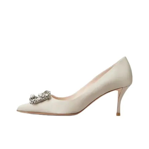 Roger Vivier Высокие каблуки Серебряные Женские