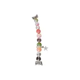 Многоцветный/Кристальный камень Однобортный Эластичный Ремень