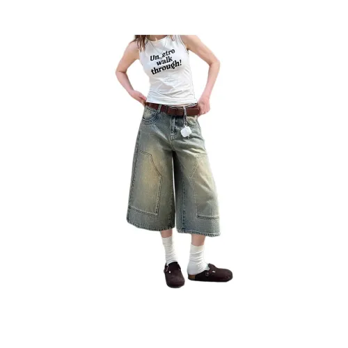 YEARNED Винтажные синие женские джинсовые шорты