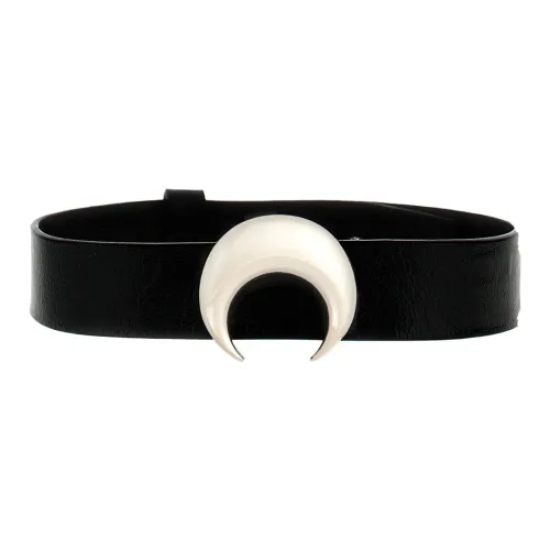 Marine Serre Телячья кожа Ожерелья Женские Черный