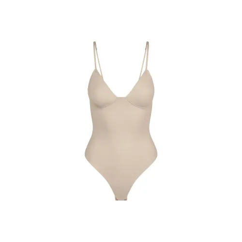 SKIMS SS25 Cotton Корректирующее белье Стринг BODYSUIT Комбинезон Женские