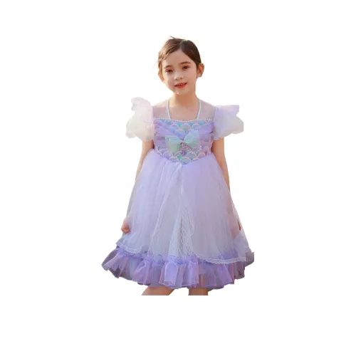 Детский комплект Huatianc с юбкой 3-7 лет фиолетовый