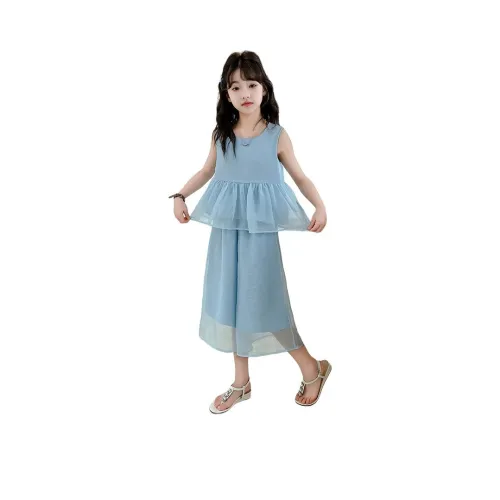 Детский комплект с юбкой для детей 3-7 лет Your Royal Highness синий