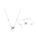 Градиентный синий Циркон Бабочка Коллекция