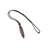 Бусина Дзи 9 глаз, винтажное золотое ожерелье