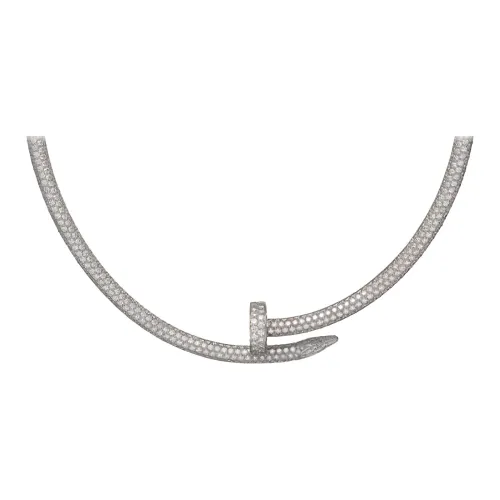 Колье Cartier 18K Белое золото Женское Серебро