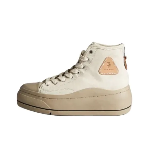 R13 Kurt High Топ Кеды Женские Белые