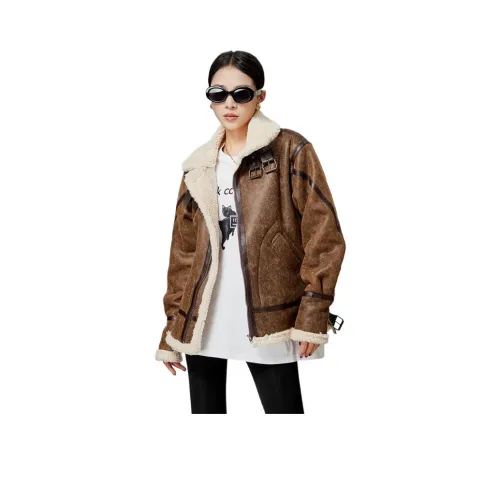 Weekly Куртки Пальто Женские Коричневый