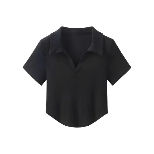 La Chapelle Черные Женские Футболки