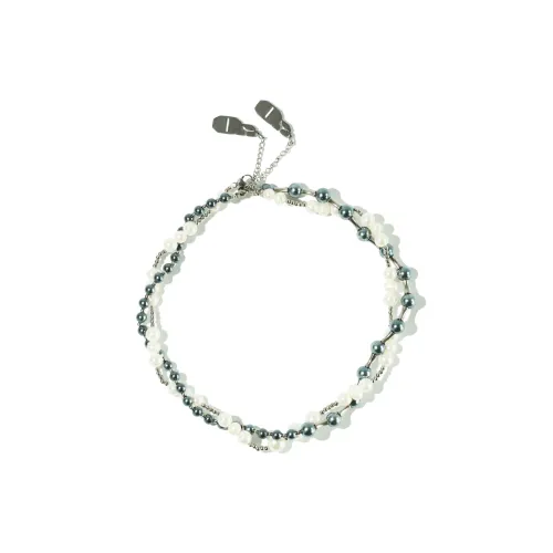 Get'em ON Shell Pearl Crushed Stone Necklaces Unisex