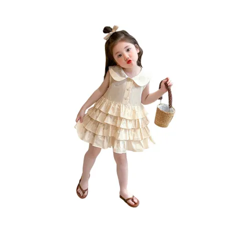 Lanza Платье Светло-желтое для детей 3-7 лет