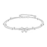 Браслет с блестящим бантом