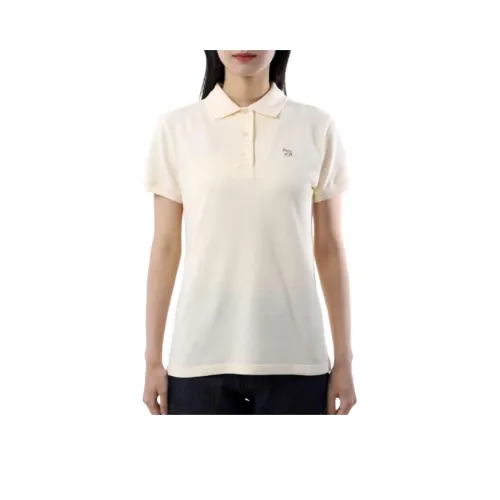 Maison Kitsune Поло Женское Бежевое