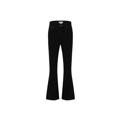 URBAN REVIVO Черные Женские Джинсы