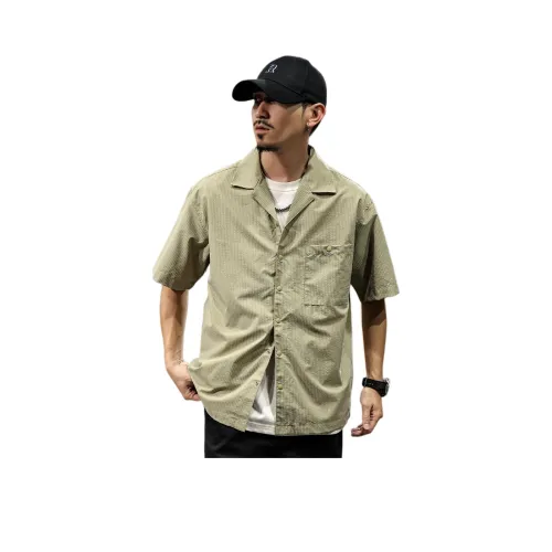 LUJIEBANG Рубашка Мужская Светло-Зеленая