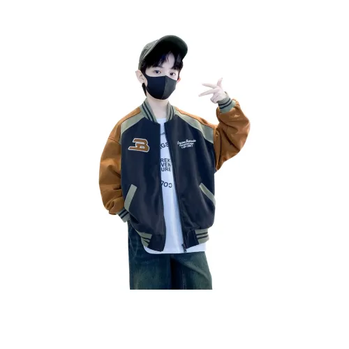 TONGGENI Бейсбольная куртка Темно-серый Подростки