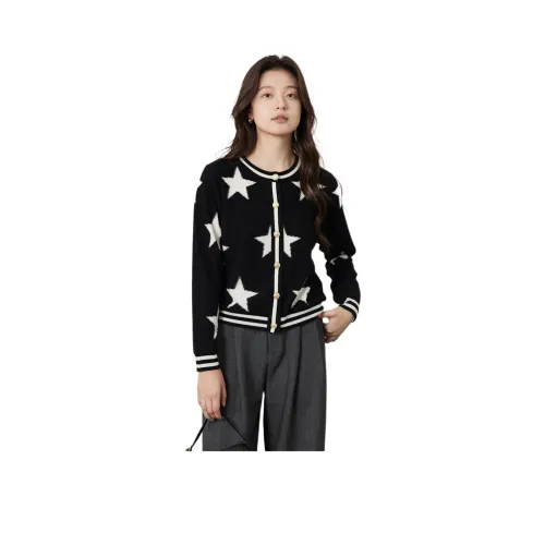 SNOWFORTE Кашемир Свитер Женский Обсидиан Черный