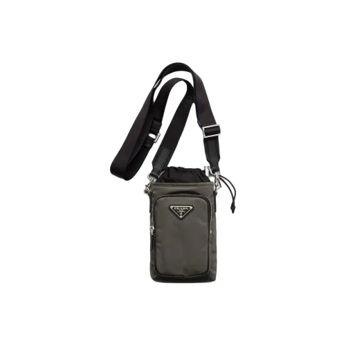 PRADA RE Нейлон Переработанный Полиамид Чехол для телефона Мужской Хаки